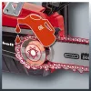 Einhell GE-LC 18 Li komplektas 2400 RPM juoda, raudona
