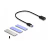 DeLOCK korpusas SSD M.2 NVMe USB 3.2 Gen 2, be įrankių, PS5