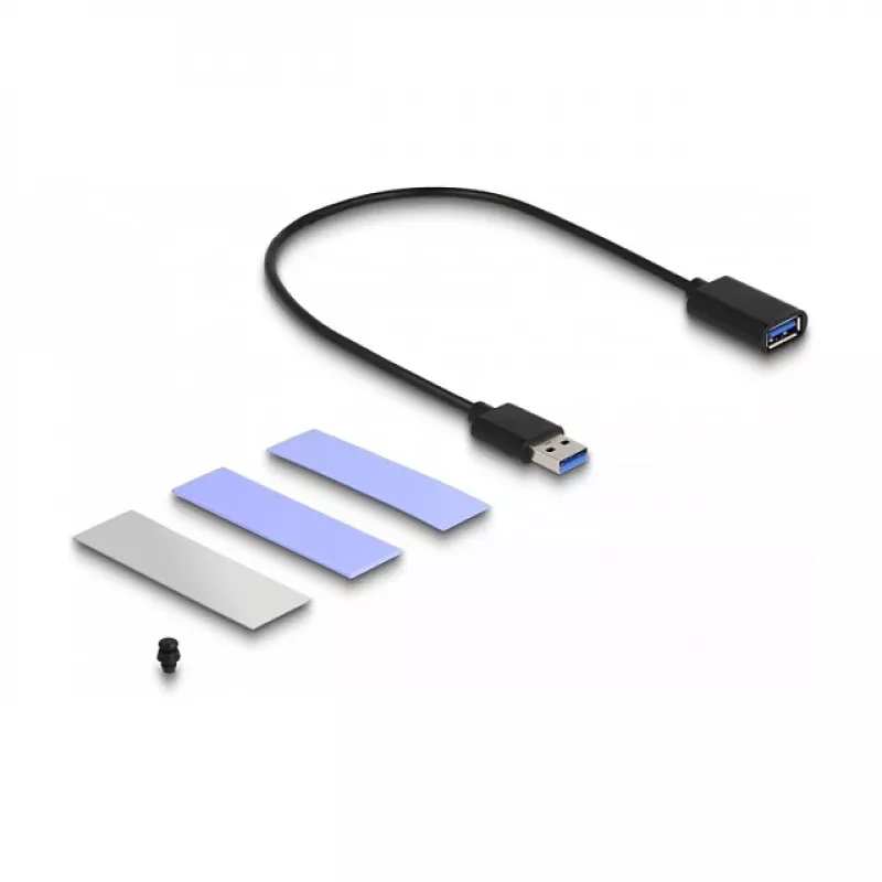 DeLOCK korpusas SSD M.2 NVMe USB 3.2 Gen 2, be įrankių, PS5