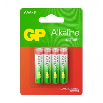GP Long Lasting Power AAA šarminės baterijos 1,5 V, pakuotė po 20 vnt.