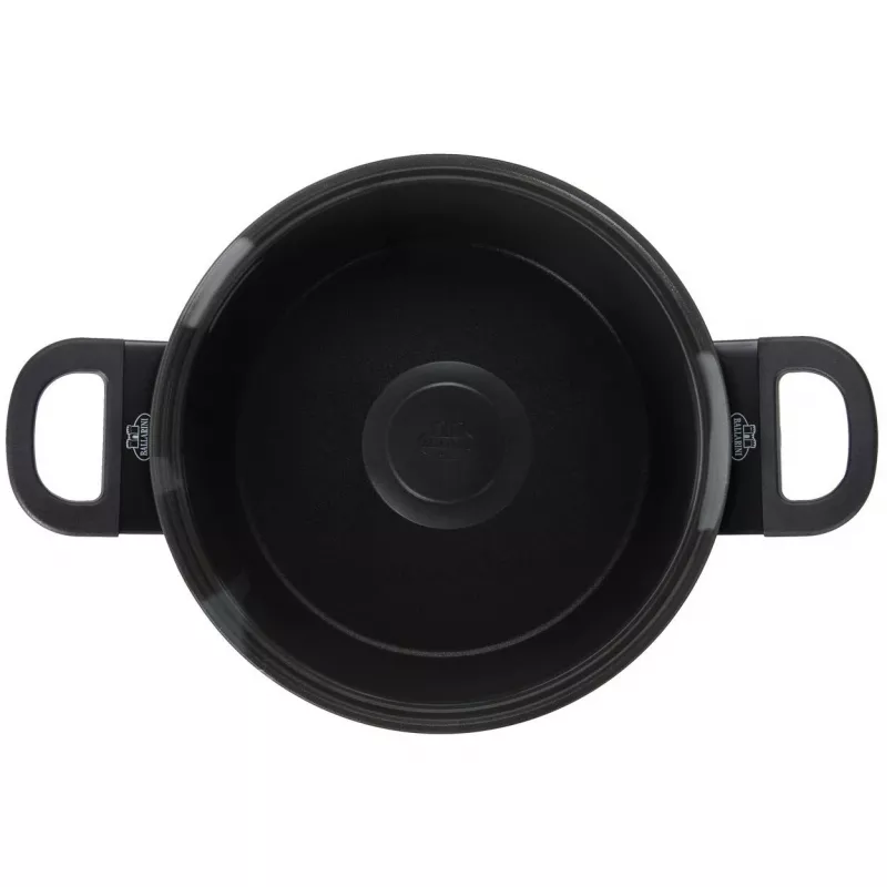 Puodas BALLARINI 75002-920-0 Apvalus Juodas Aliuminis 20 cm
