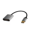 LogiLink CDA0108 vaizdo kabelio adapteris 0,15 m DisplayPort → HDMI pilka/juoda
