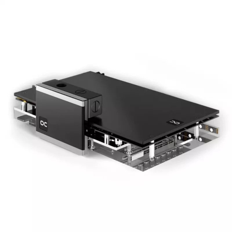 Alphacool Eisblock Aurora 180° (13763) – vandens aušinimo terminalas su RGB