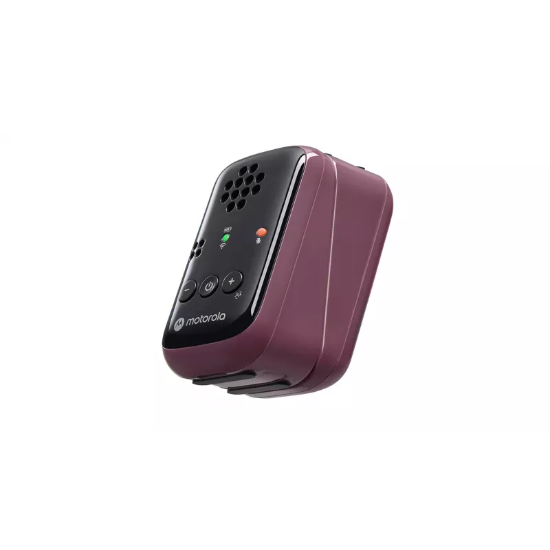 Motorola Travel Audio Baby Monitor PIP12 belaidis garso kūdikio monitorius, bordo spalvos