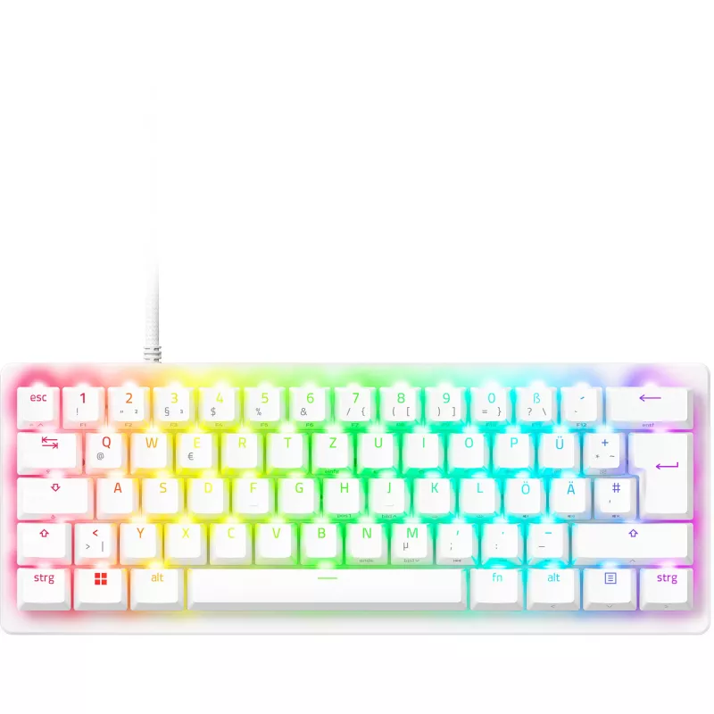 Razer Huntsman V3 Pro Mini - Baltas - Vokiškas išdėstymas P - Klaviatūra - optinė (RZ03-04992000-R3G1)