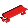 Bachmann 940.103 PDU fiksavimo spaustukai IEC C13 lizdams, 12 vnt., raudoni