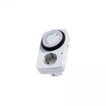 Kasdienis laikmatis Bachmann 24h 1x Schuko 16A/230V~/3680W Baltas
