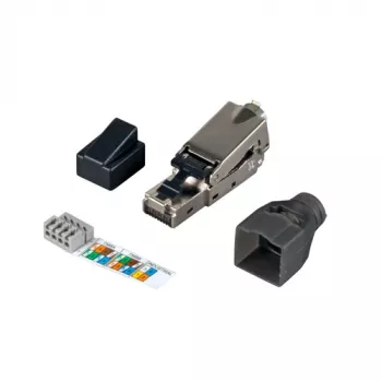 Tinklo kabelis EFB Elektronik 88035.1 RJ-45 Standartinis 1m Sidabrinis