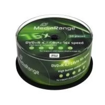 MEDIARANGE 50 vnt. DVD+R - 4,7 GB (120 min.) 16x