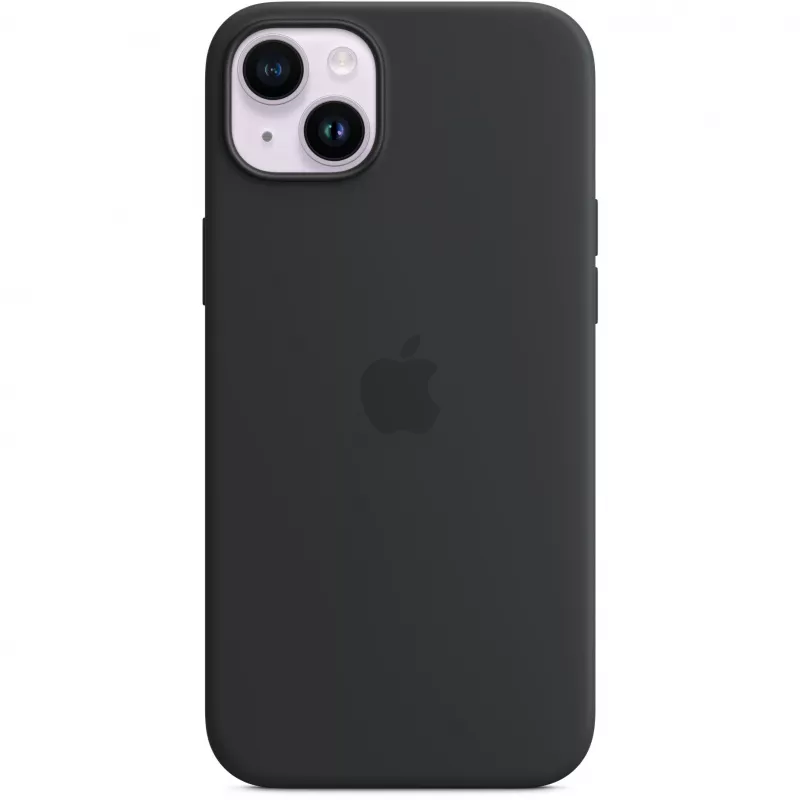 Apple iPhone 14 Plus Silikoninis dėklas su MagSafe – Midnight