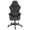 Deltaco DC130 Gaminė kėdė Soft Woven Mesh juoda (GAM-180)