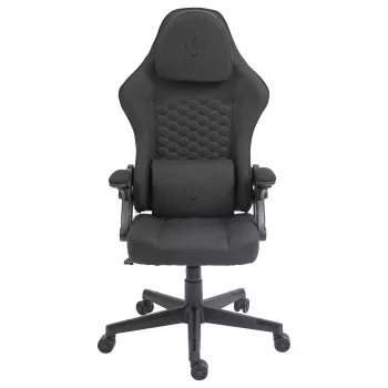 Deltaco DC130 Gaminė kėdė Soft Woven Mesh juoda (GAM-180)