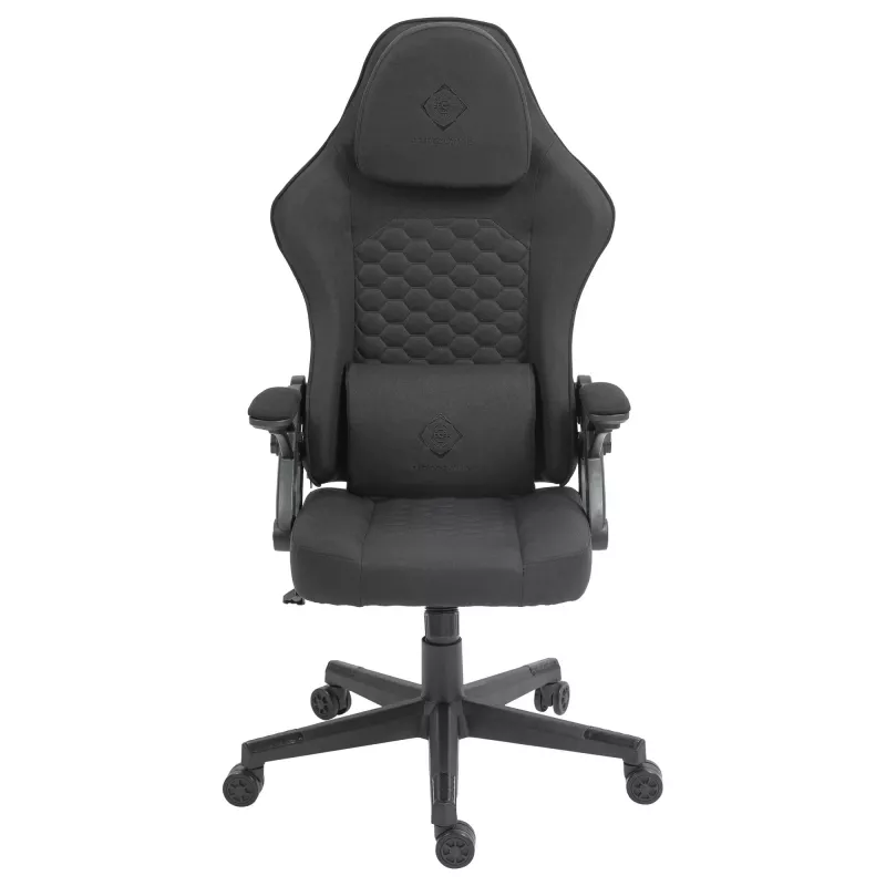 Deltaco DC130 Gaminė kėdė Soft Woven Mesh juoda (GAM-180)