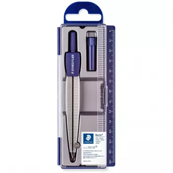 Pieštukas Staedtler Noris 550 mėlynas sidabrinis