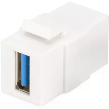 DIGITUS Professional DN-93404 - modulinis lizdas - USB 3.0 A tipo - gryna balta, RAL 9003 (DN-93404)