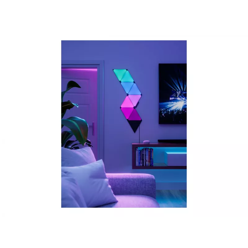 Nanoleaf NL47-0101TW-3PK Ultra Black trikampiai 3 vnt. Wi-Fi išplėtimo rinkinys