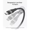 USB-C į USB-C laidas Anker A82E2 — 0,9 m, juodas