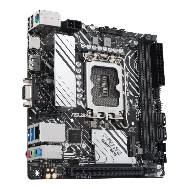 ASUS PRIME H610I-PLUS-CSM pagrindinė plokštė Intel H610 LGA 1700 mini ITX