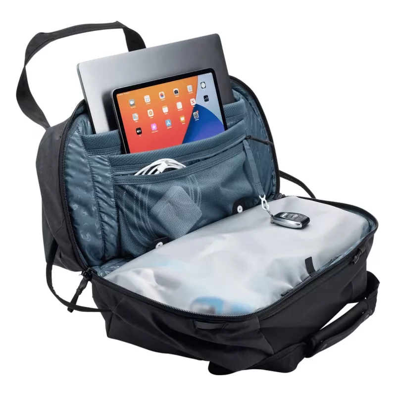 Thule Aion Duffel Bag 35L juoda – kelioninis krepšys su petnešomis