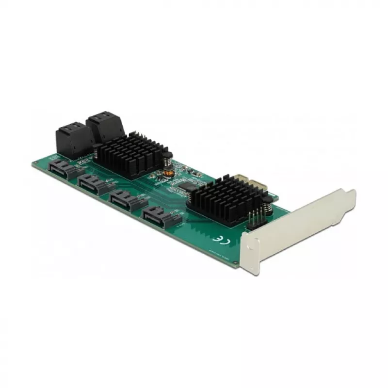 DeLOCK 8 prievadų SATA PCI Express x1 kortelė, žemo profilio formato