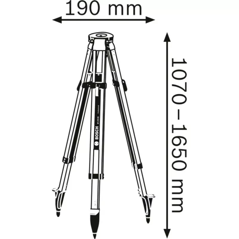 Bosch BT 170 HD Professional statybinis trikojis lazeriams