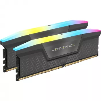 Corsair Vengeance RGB 64 GB DDR5-6000 (4x 16 GB) kvadrokitas, juoda, CMH64GX5M4B6000C36