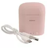 Belaidės ausinės Denver TWE-46ROSE