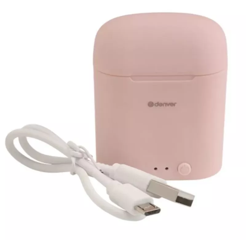 Belaidės ausinės Denver TWE-46ROSE