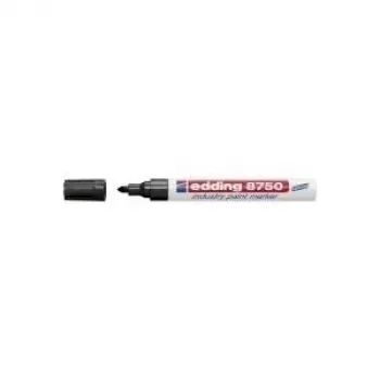 Permanentinis žymeklis Edding 8750 Bullet Tip juodas