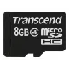 MicroSDHC atminties kortelė Transcend 8GB Class 4 TS8GUSDC4