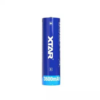 Įkraunama ličio jonų baterija XTAR BAT0669 18650 3,6V 3600mAh, Ø 18,5×68,8 mm