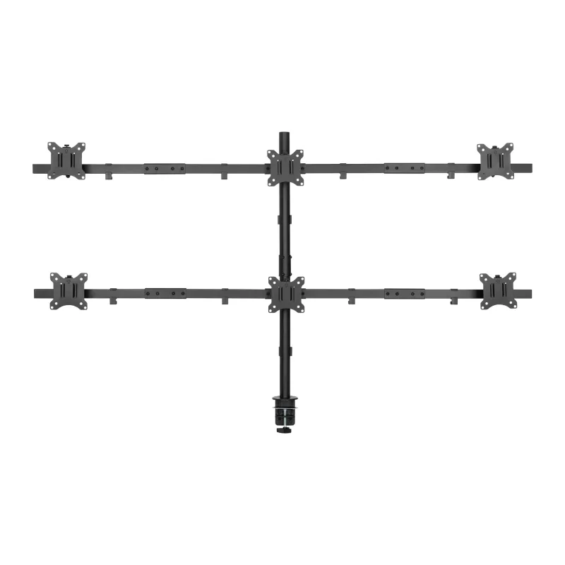 Sieninis laikiklis SBOX LCD-352/6-2 17–32 colių ekranams, 7×7 kg, VESA 100×100