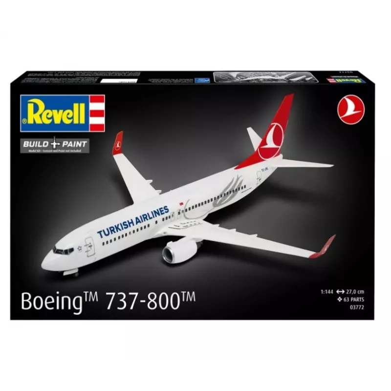 Plastikinis modelis REVELL Boeing 737-800 Turkish Air 1:144