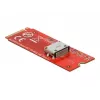 M.2 Key M į 1 x OCuLink SFF-8612 keitiklis DeLOCK 64106