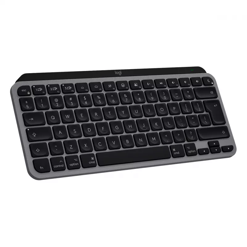 Logitech MX Keys Mini for Mac – belaidė apšviesta klaviatūra, kosminė pilka, US tarptautinė
