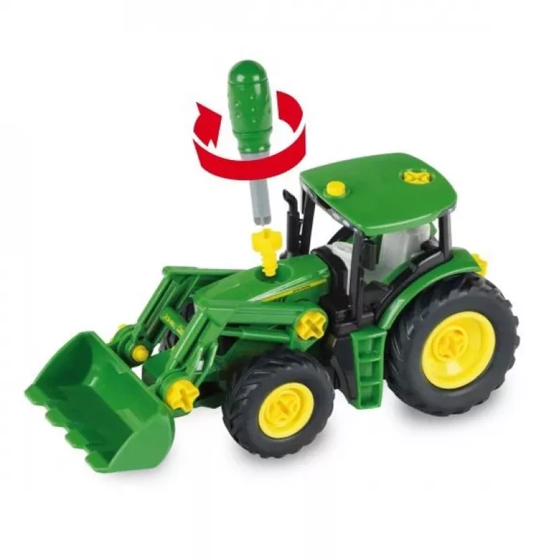 Žaidimų rinkinys Theo Klein 3906 – John Deere traktorius su priekaba
