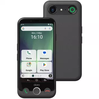 Išmanusis telefonas Doro Aurora A10 4.5 colio 4GB 64GB juodas