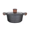 Puodas Resto Kitchenware Capella 2,6 L apvalus juodas medis