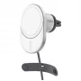 Belaidis automobilinis kroviklis Belkin BoostCharge Pro WIC008btGR-V2, 15 W, Qi2, USB