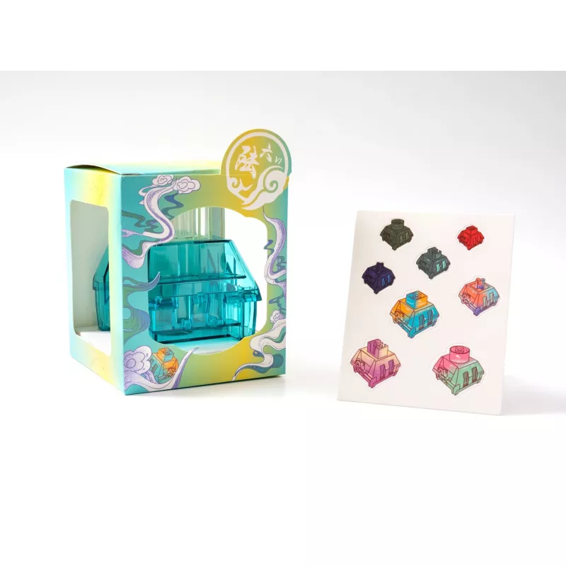 Dėklas Switch Storage Box mėlynai-žalias, Summer