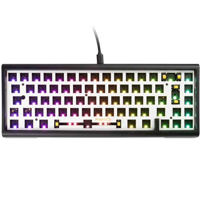 Ducky Tinker 65 Barebone klaviatūra žaidimams USB vokiškas juodas