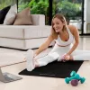 Gimnastikos pratimų kilimėlis Rebel RBA-3151-BK juodas 1830×610 mm 15 mm