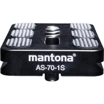Walimex Mantona greito atlaisvinimo plokštelė Arca Swiss, 70 mm juoda (1021463)