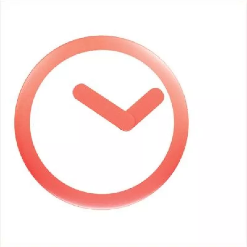 NeXtime laikrodis 2615ro Focus, Ø25 cm, sieninis, baltas/raudonas