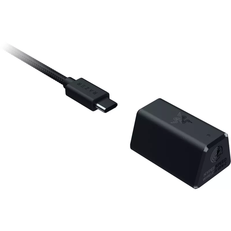 Razer BlackShark V3 Pro belaidės ausinės žaidimams, juodos, ANC, 2,4 GHz dongle, Bluetooth, USB, 3,5 mm lizdas