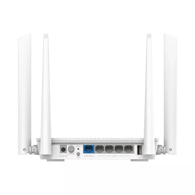 Stalininis maršrutizatorius Cudy WR3000P Wi‑Fi 6 dviejų juostų 2.4/5 GHz, 2.5 Gigabit Ethernet, 3 LAN prievadai, baltas