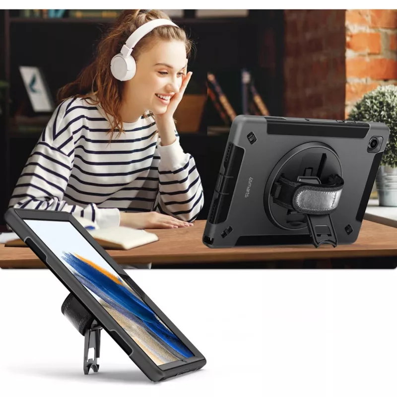 4smarts Dėklas Samsung Galaxy Tab A9 22,1 cm (8,7 colio) Juodas