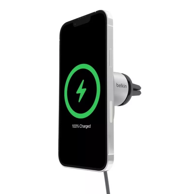 Belaidis automobilinis kroviklis Belkin BoostCharge Pro WIC008btGR-V2, 15 W, Qi2, USB