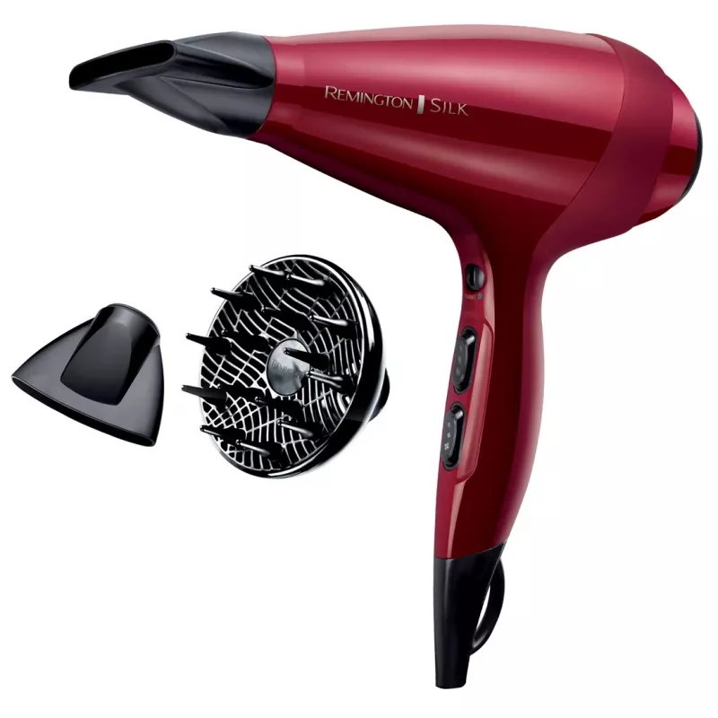 Plaukų džiovintuvas Remington T|Studio Silk 2400 W Raudonas