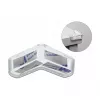 Apsauginis kampinis guolis lipnus DeLOCK 40 x 40 x 13 mm skaidrus